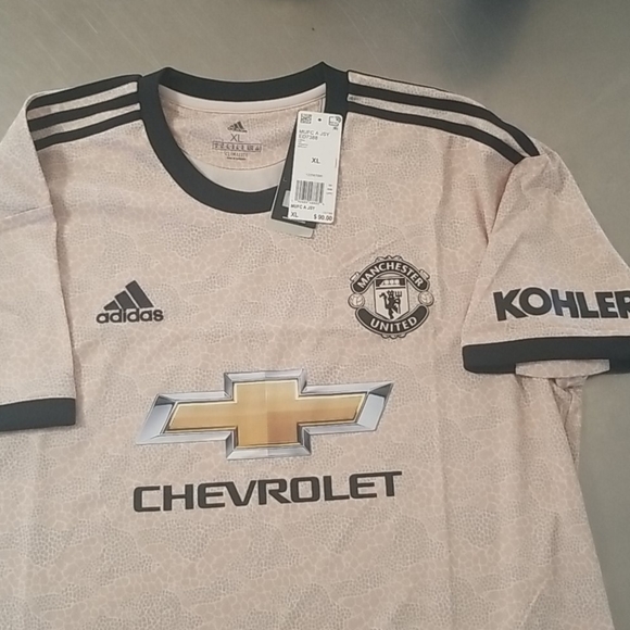 Adidas Manchester United Away Soccer Jersey 2019 - 2020 - Picture 3 of 3